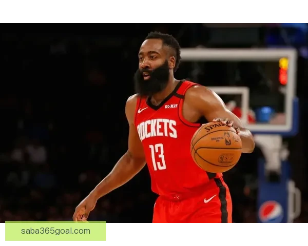 哈登关键时刻挺身而出率队六人得分上双锁定胜利